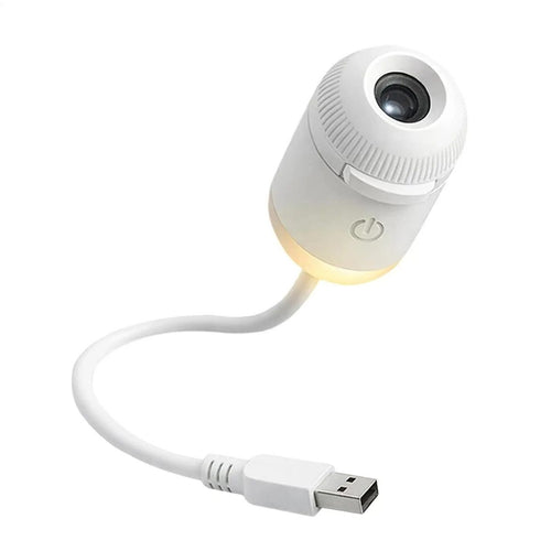 Galaxy Star Projector on white background, USB night light